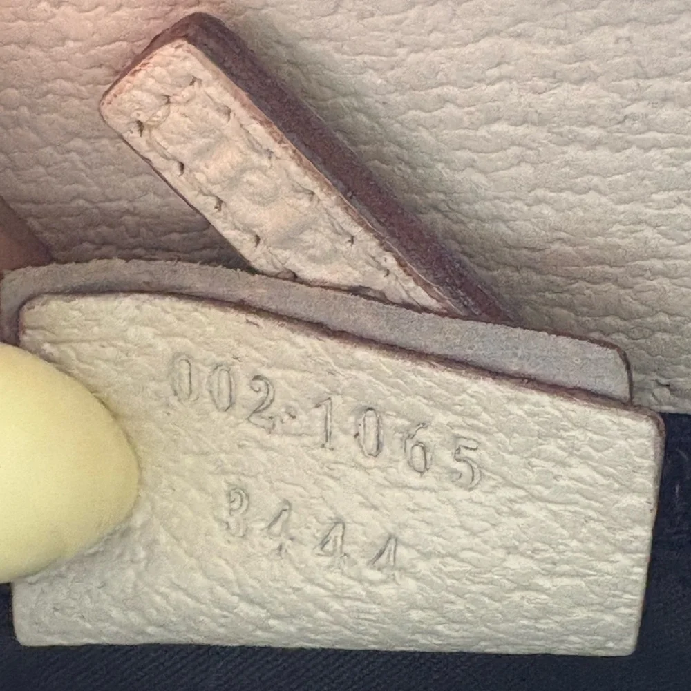 Vintage Gucci Jackie Canvas Tote with leather off white trim silver hard. - Picture 6 of 16